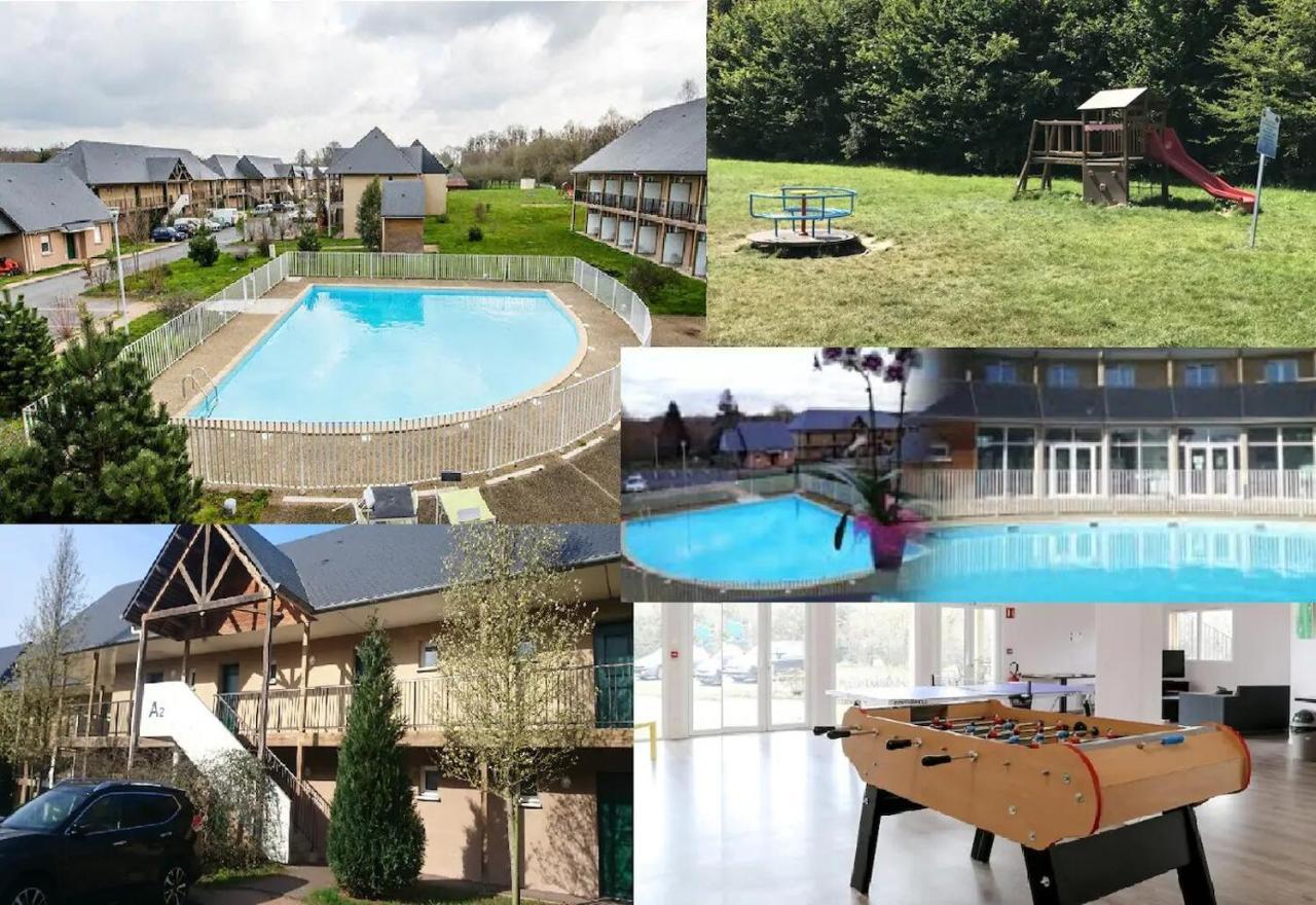 Le Fleur"H"On 11 D'Honfleur, T2 En Residence Avec Piscine, Wifi Et Parking Gratuits Équemauville Exterior foto